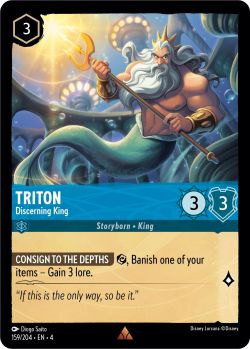 Ursula's Return - 159/204 - Triton - Discerning King - Rare