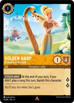 Ursula's Return - 011/204 - Golden Harp - Enchanter of the Land - Rare