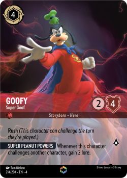 Ursula's Return - 214/204 - Goofy - Super Goof (Enchanted) - Enchanted
