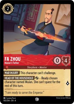 Ursula's Return - 105/204 - Fa Zhou - Mulan's Father - Common