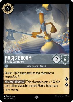 Ursula's Return - 186/204 - Magic Broom - Brigade Commander - Super Rare