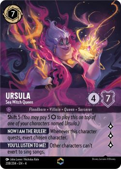 Ursula's Return - 208/204 - Ursula - Sea Witch Queen (Enchanted) - Enchanted