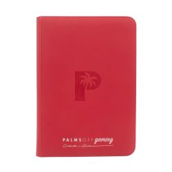 Collector's Series RED TOP LOADER Zip Binder - CLEAR (216 Capacity) - Palms Off Gaming