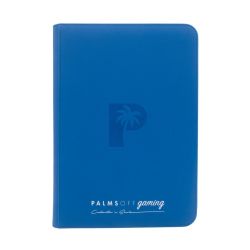 Collector's Series BLUE TOP LOADER Zip Binder - CLEAR (216 Capacity) - Palms Off Gaming
