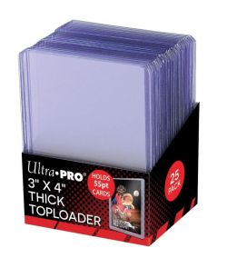 ULTRA PRO Toploader - 3 x 4 Action Packed 55pt Toploader 25ct