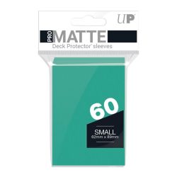 ULTRA PRO 60ct Pro-Matte Aqua Small Deck Protectors