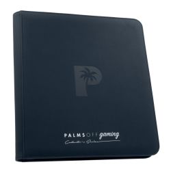 Collector's Series 12 Pocket Zip Trading Card Binder - NAVY BLUE - Palms Off Gaming
