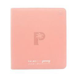 Collector's Series 12 Pocket Zip Trading Card Binder - PINK - Palms Off Gaming