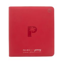 Collector's Series 12 Pocket Zip Trading Card Binder - RED - Palms Off Gaming
