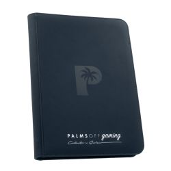 Collector's Series 9 Pocket Zip Trading Card Binder - NAVY BLUE - Palms Off Gaming