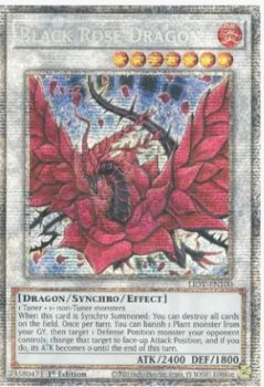 Black Rose Dragon (Starlight Rare) - Starlight Rare - LIOV-EN100 - 1st Edition