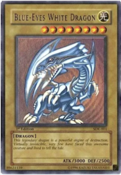 Blue-Eyes White Dragon - Ultra Rare - SDK-001 - Unlimited