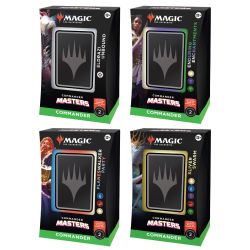 Magic Commander Masters Commander Deck Display (4 decks)