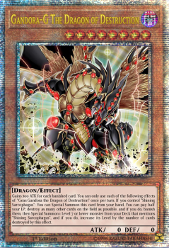 Gandora-G the Dragon of Destruction - LEDE-EN001 - QCSR - 1st Edition