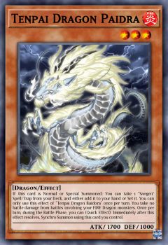 Tenpai Dragon Paidra - LEDE-EN016 - Super Rare - 1st Edition