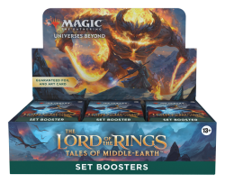 Magic The Lord of the Rings: Tales of Middle-Earth Set Booster Display