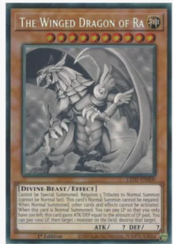 The Winged Dragon of Ra (Ghost Rare) - Ghost Rare - LED7-EN000 - 1st Edition