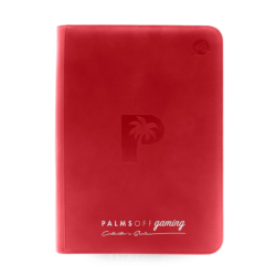 Collector's Series 9 Pocket Zip Trading Card Binder – RED - Palms Off Gaming