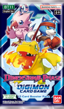 Digimon TCG Dimensional Phase (BT11) single pack 