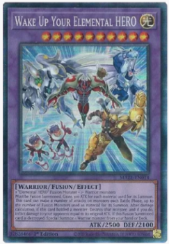 Wake Up Your Elemental HERO (CR) - Collector's Rare - MAZE-EN014 - 1st Edition