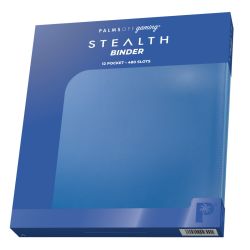 STEALTH 12 Pocket Zip Trading Card Binder - BLUE - Palms Off Gaming
