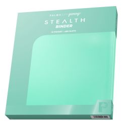 STEALTH 12 Pocket Zip Trading Card Binder - TURQUOISE - Palms Off Gaming