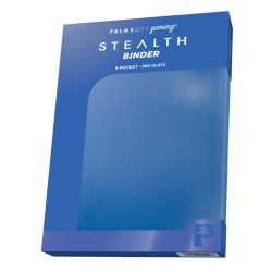 STEALTH 9 Pocket Zip Trading Card Binder - BLUE - Palms Off Gaming