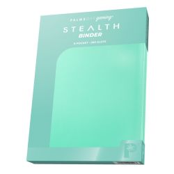 STEALTH 9 Pocket Zip Trading Card Binder - TURQUOISE - Palms Off Gaming