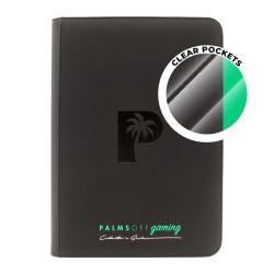 Collector's Series TOP LOADER Zip Binder - CLEAR (216 Capacity) - Palms Off Gaming
