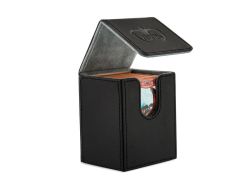 Ultimate Guard Flip Deck Case 80+ Standard Size XenoSkin Black Deck Box