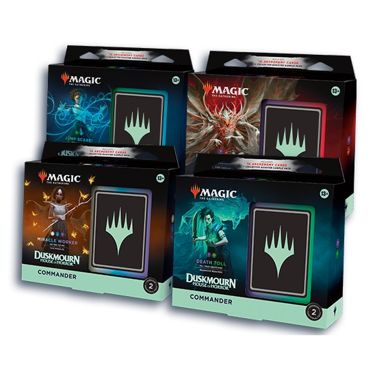 Magic Duskmourn: House of Horror - Commander Deck Display (set of 4)