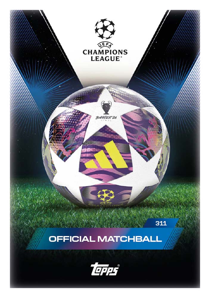 Topps UCC Match Attax EXTRA Champions League 2025/2026 Edition Trading Card - Single Pack