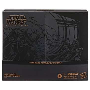 Star Wars The Black Series Mace Windu & Darth Sidious
