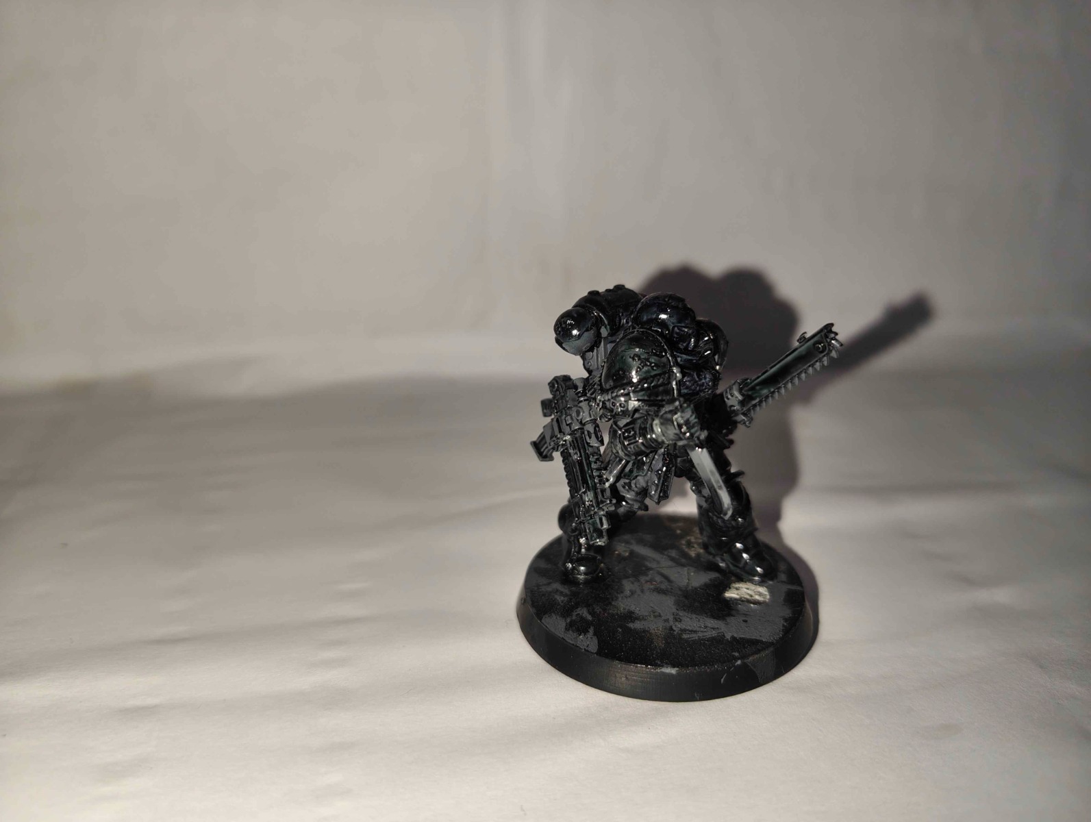 Warhammer Second hand - Assembled: Space Marines: Captain in Phobos Armour