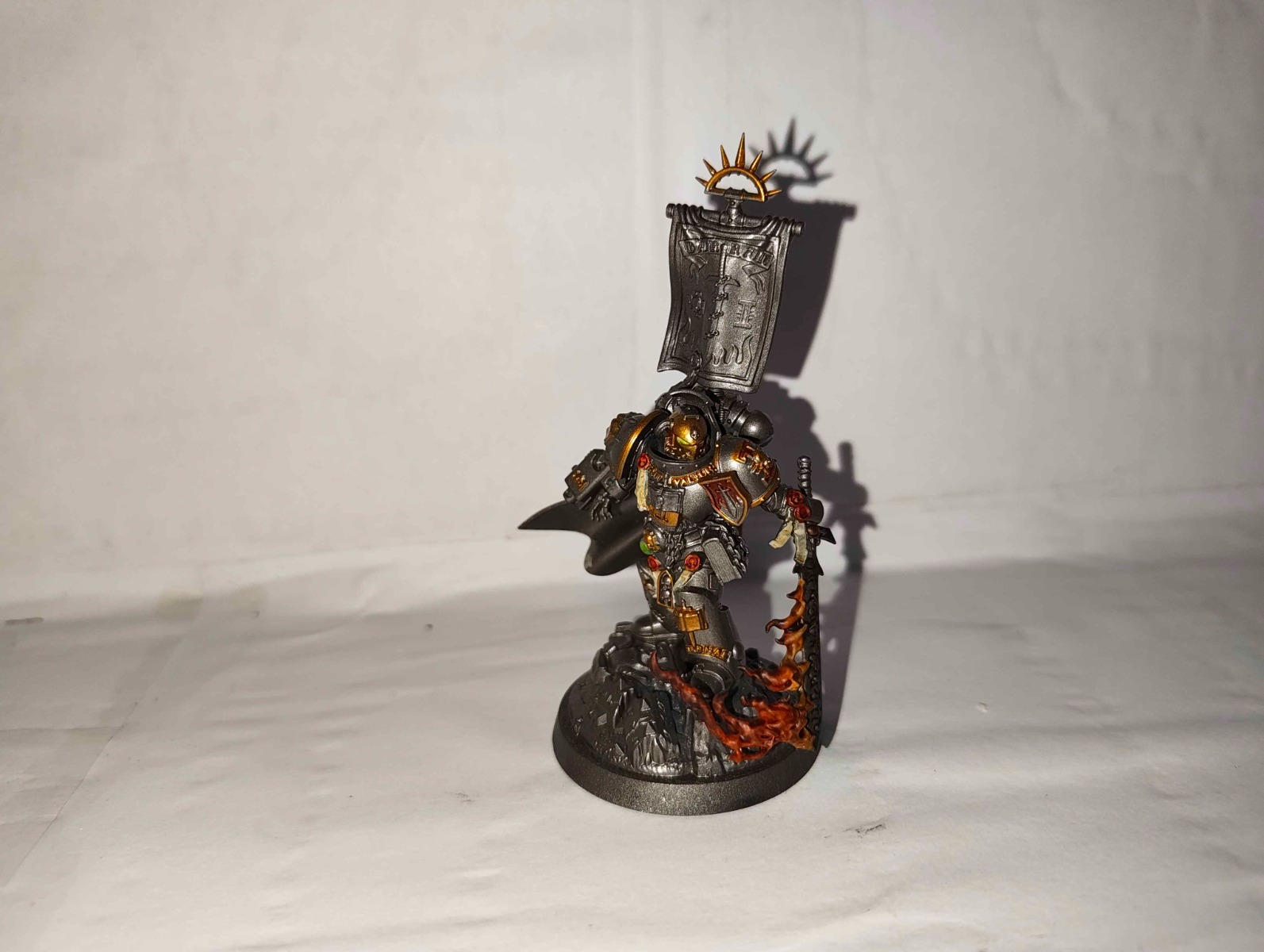 Warhammer Second hand - Assembled: Grey knights - Castellan Crowe