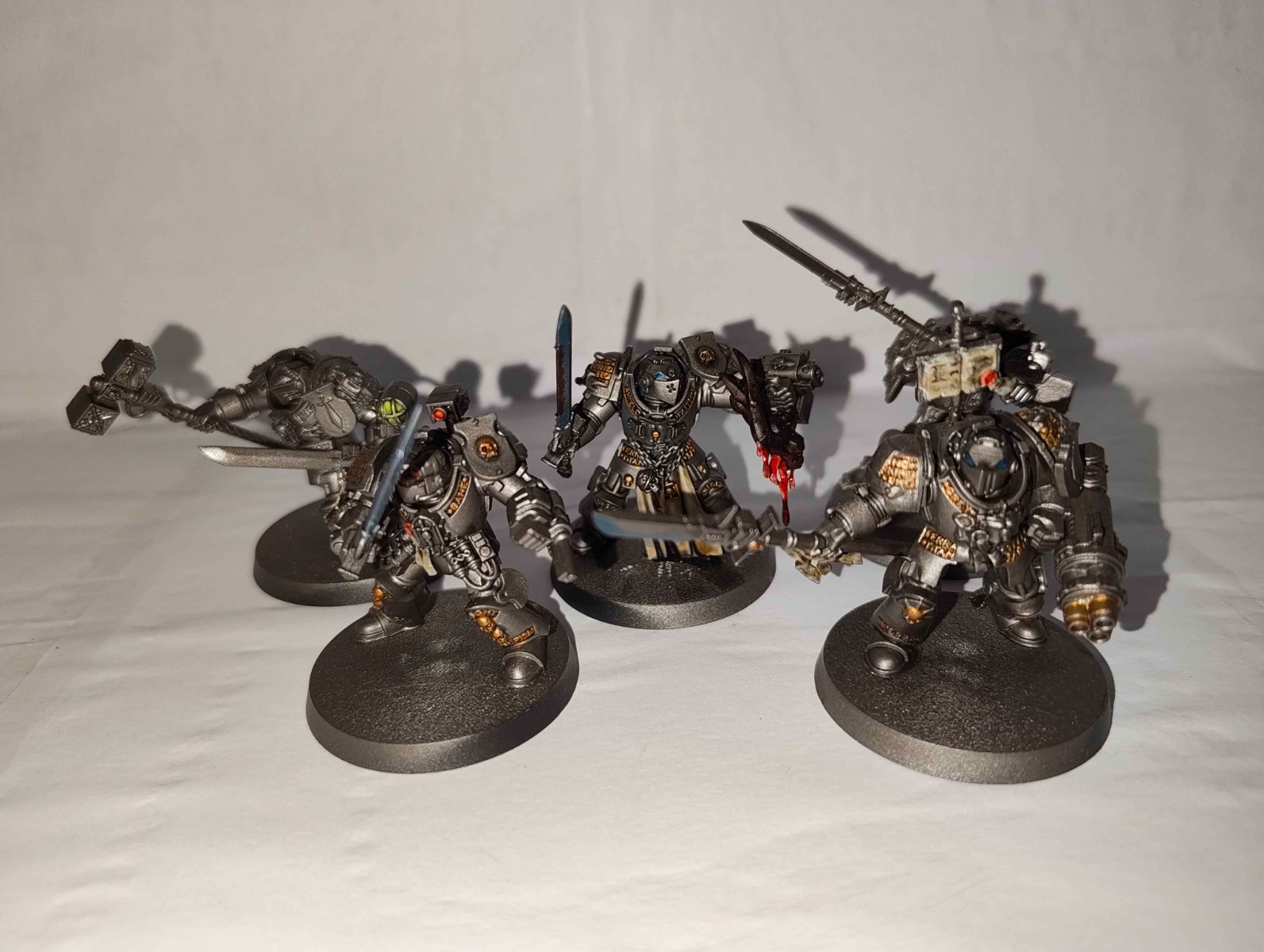 Warhammer Second hand - Assembled: Grey knights -Brotherhood Terminator Squad