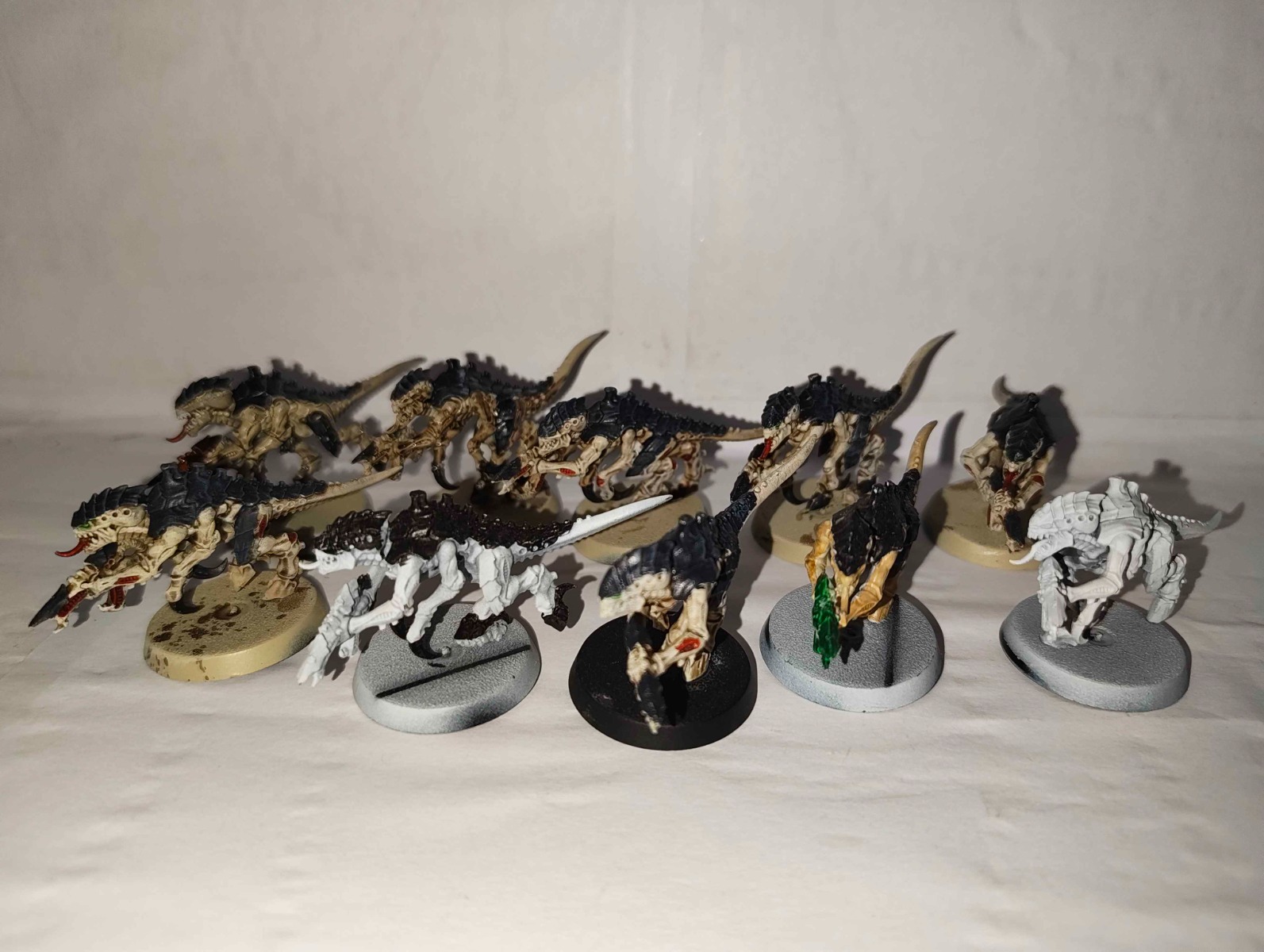 Warhammer Second hand - Assembled: Tyranids - Termagants(Old Bases)