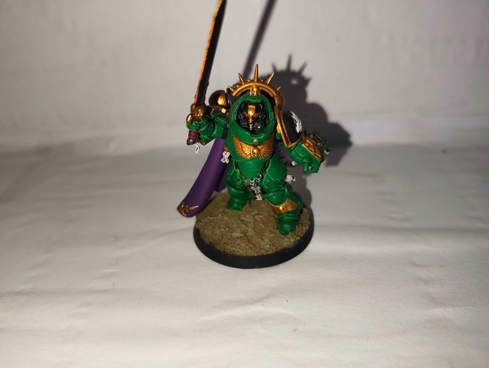 Warhammer Second hand - Assembled: Space Marines - Captain in Gravis Armour