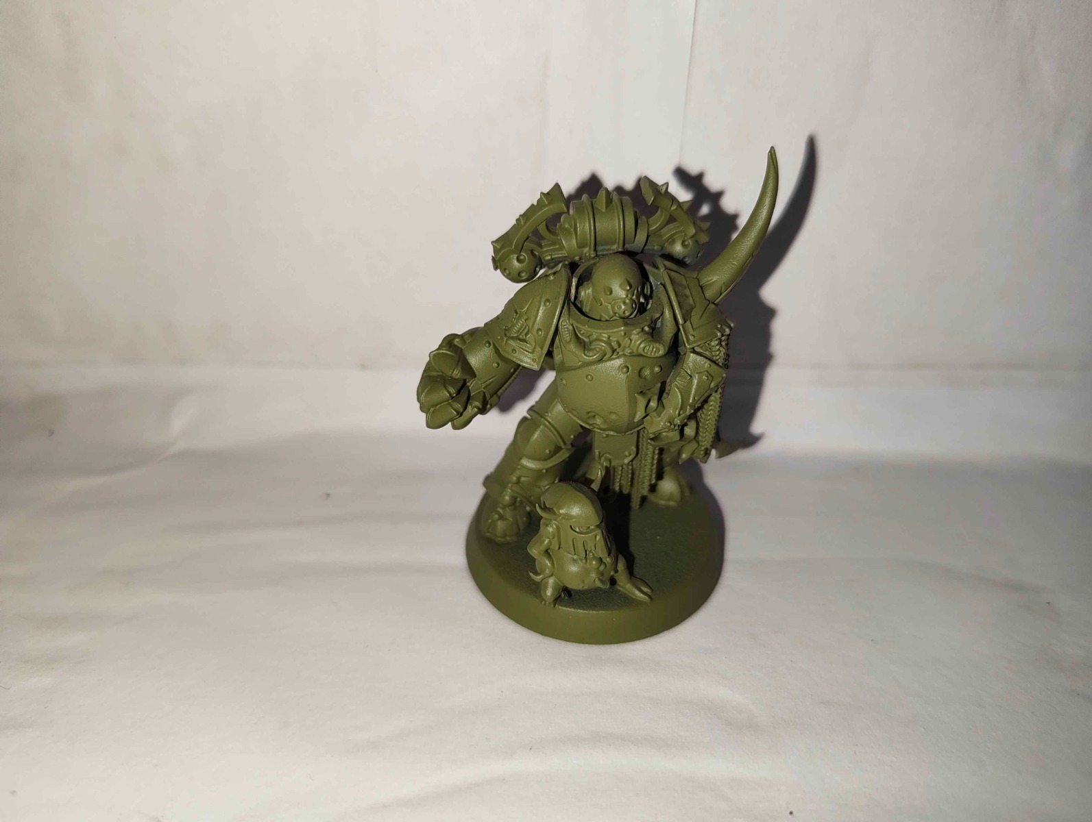Warhammer Second hand - Assembled: Death Guard - Plague Marine Champion