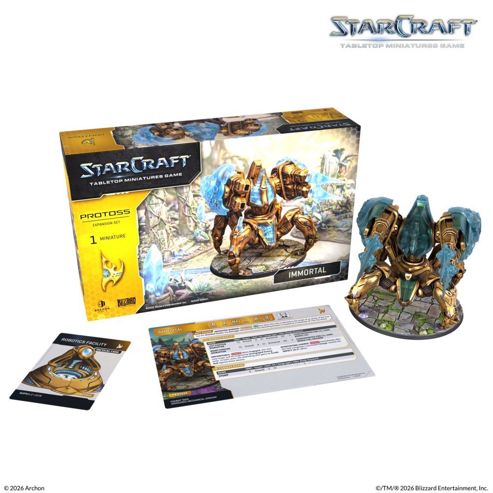 Starcraft Miniatures Games: Protoss - Immortal - Expansion Set