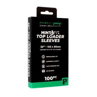 MintFit Top Loader Sleeves - 35pt - 100pc - Palms Off Gaming