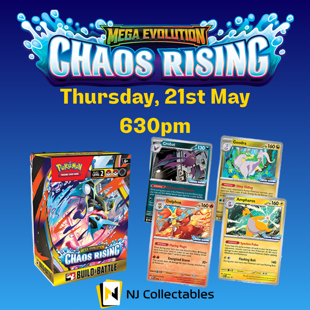 Pokemon Chaos Rising Pre-Release Thursday, 21st May - 630pm