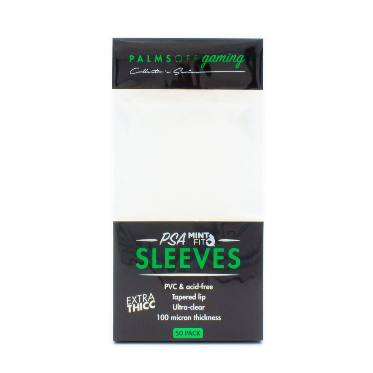 MintFit PSA Graded Card Sleeves - Extra Thick 50pc - Palms Off Gaming