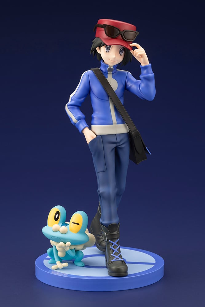 Pokémon Calem with Froakie ARTFX J STATUE