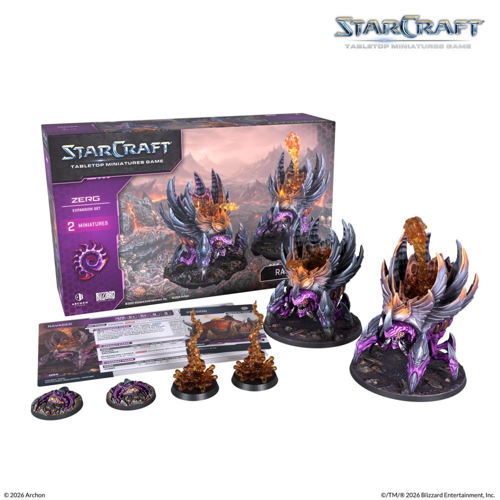 Starcraft Miniatures Games: Zerg - Ravager - Expansion Set