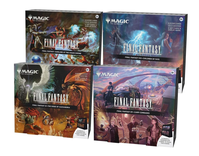 Magic Final Fantasy - Scene Box Display - Set of 4