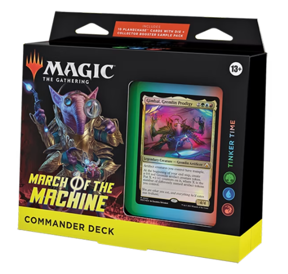 Magic the Gathering March of the Machine Commander Deck Tinker TIme