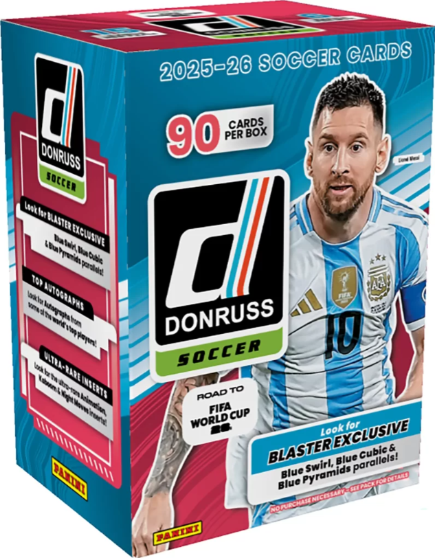 Panini Donruss Road to FIFA World Cup Soccer 2025 – 2026 Blaster Box