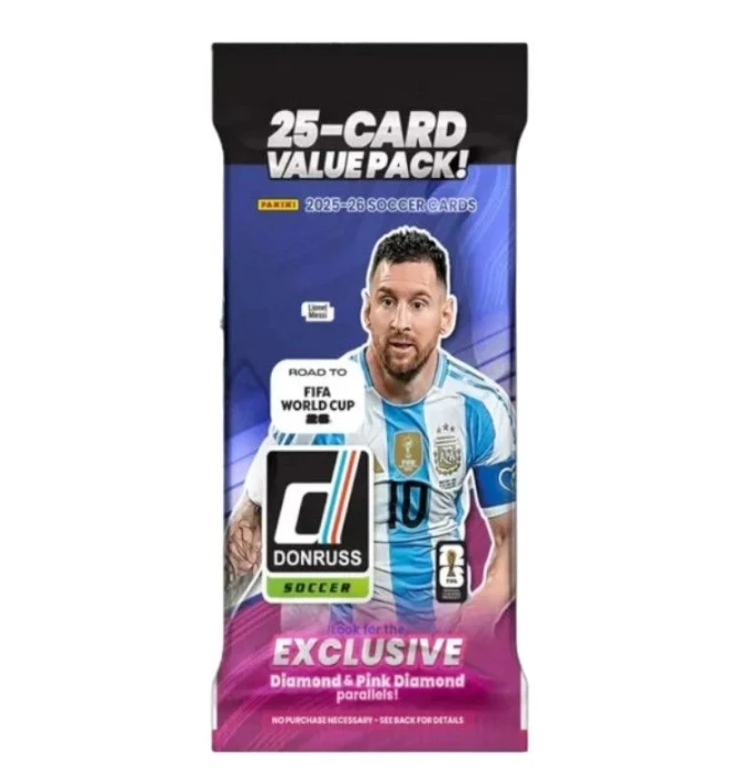 2025 - 2026 Panini Donruss Road to World Cup Soccer Fat Pack
