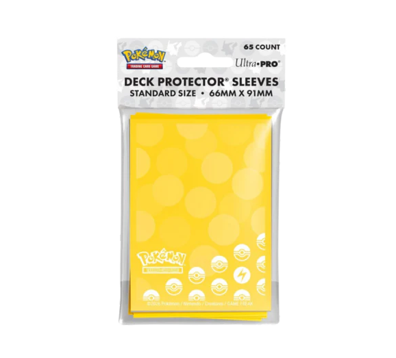 Ultra Pro Pokemon TCG Energy 65ct Deck Protector Sleeves Lightning Type